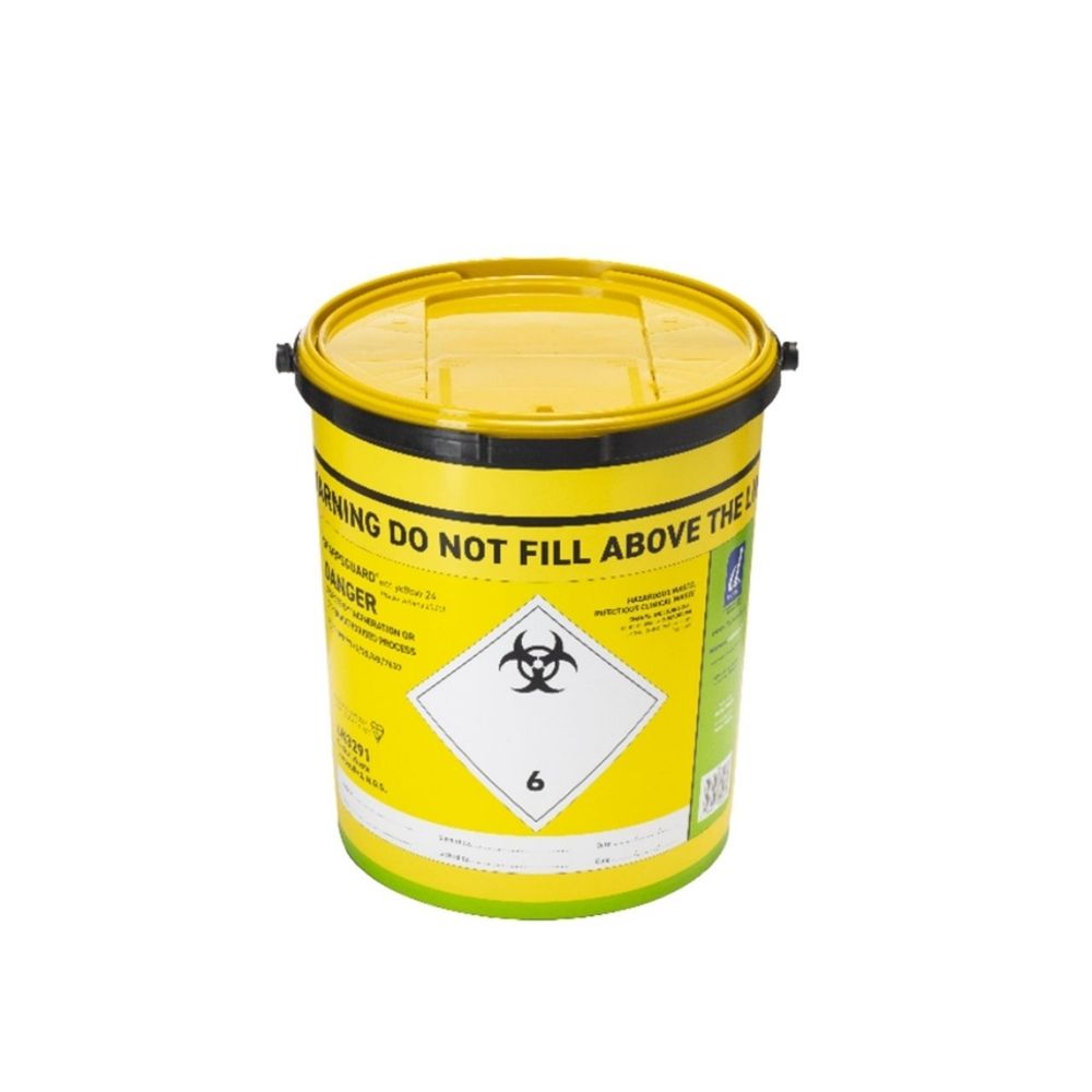 22 liters Sharpsguard Yellow Sharps bin