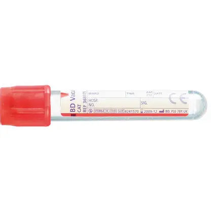 BD Vacutainer 4ml røde serum blodprøverør