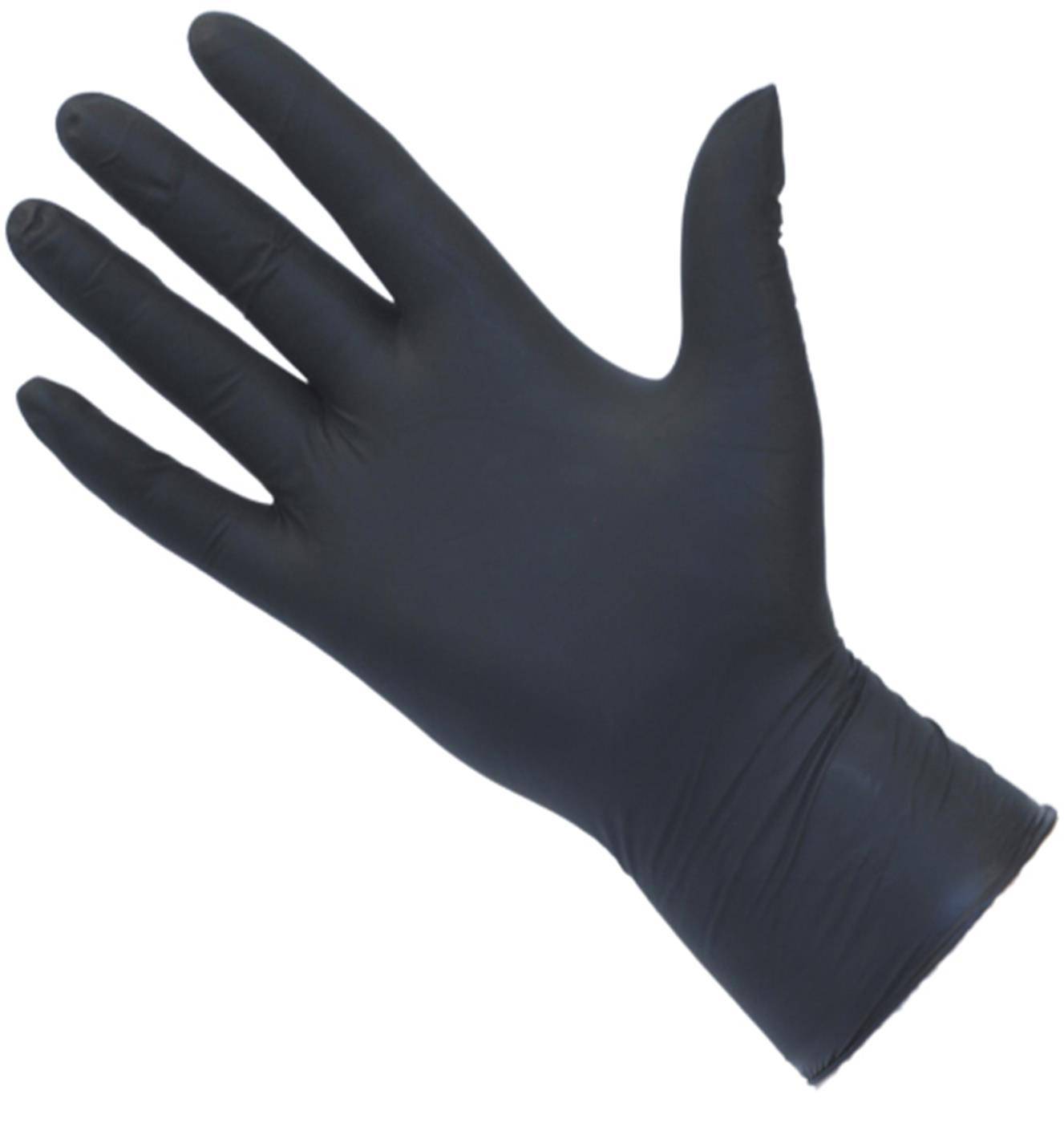 PRO UltraGRIP sort nitril handskeæske med 100 stk