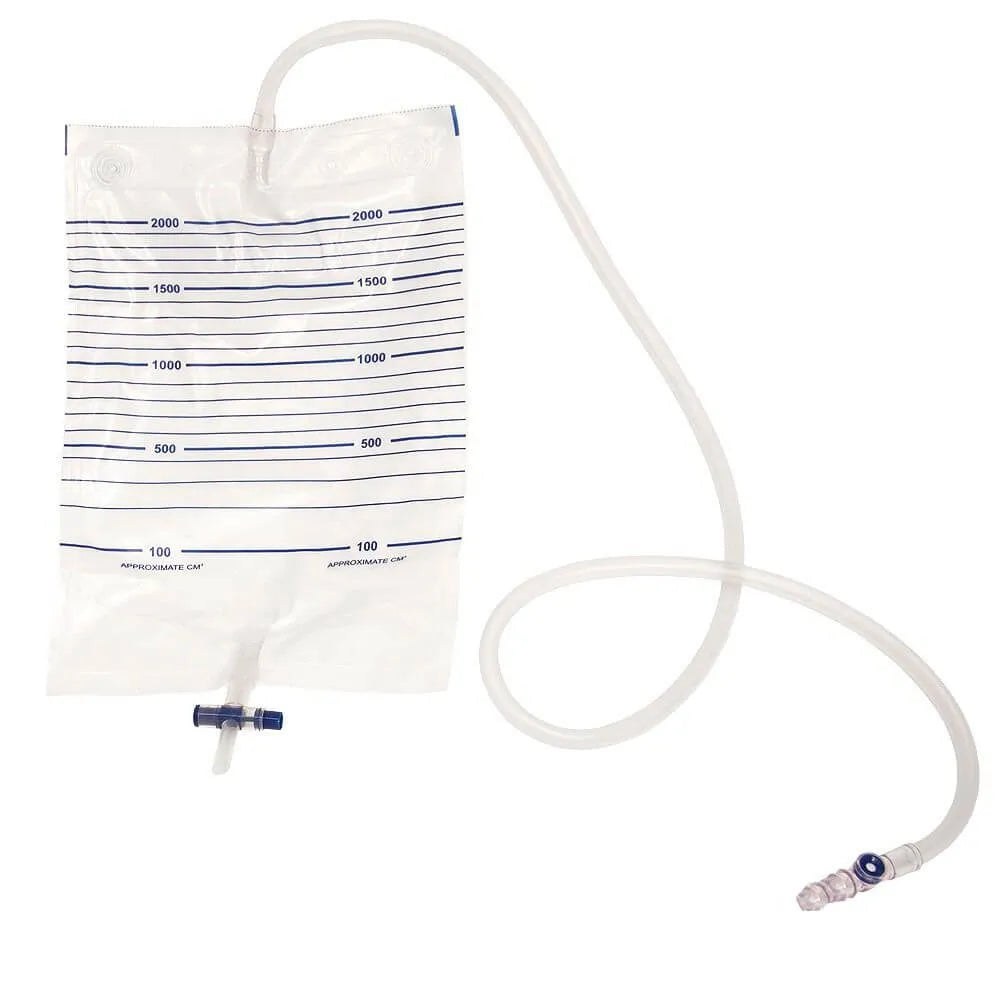 90cm 2 Litre Urine Collection Bag Non Sterlie