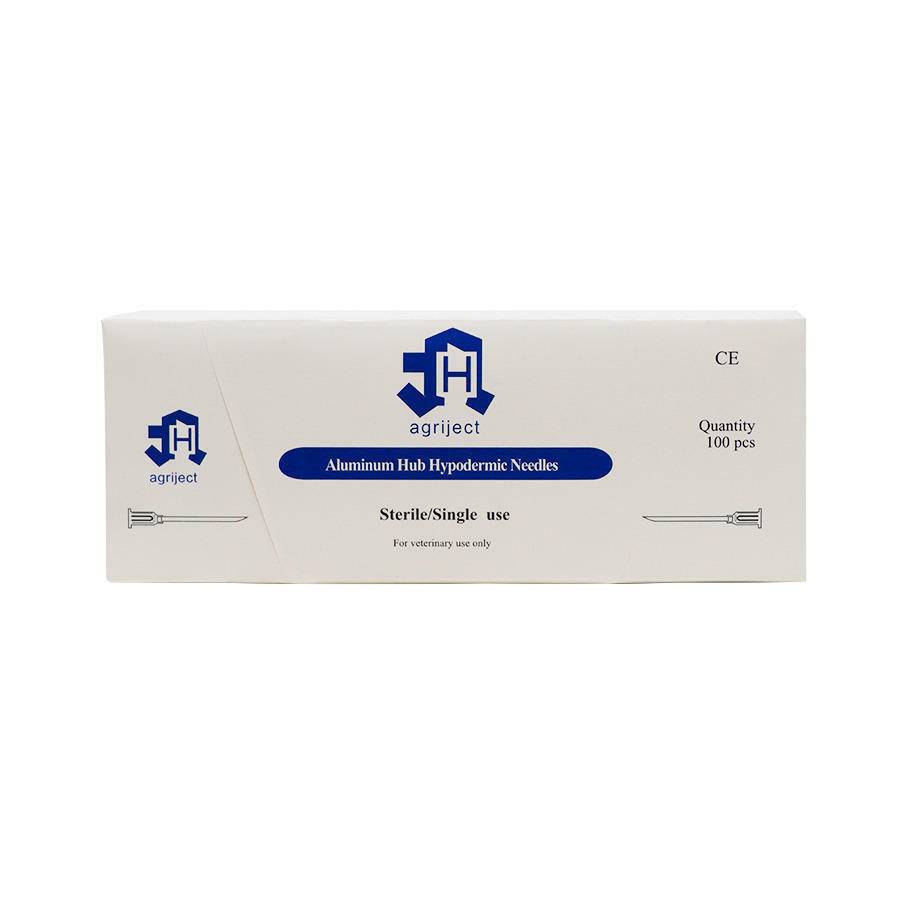 16 g 3/4 tommer Agriject engangsnåle i aluminium