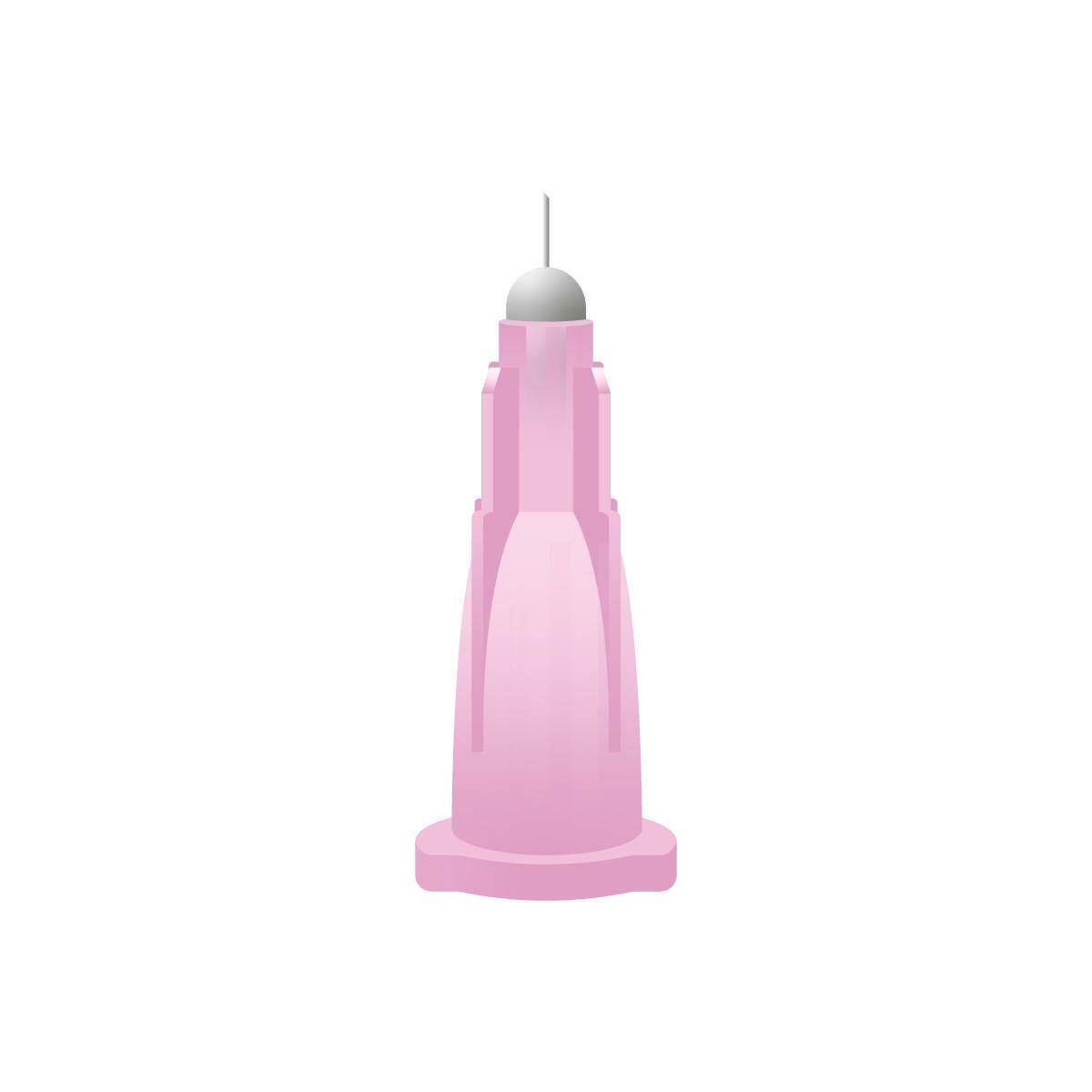 32g Pink 2,5 mm Meso-relle mikronål til mikroterapi