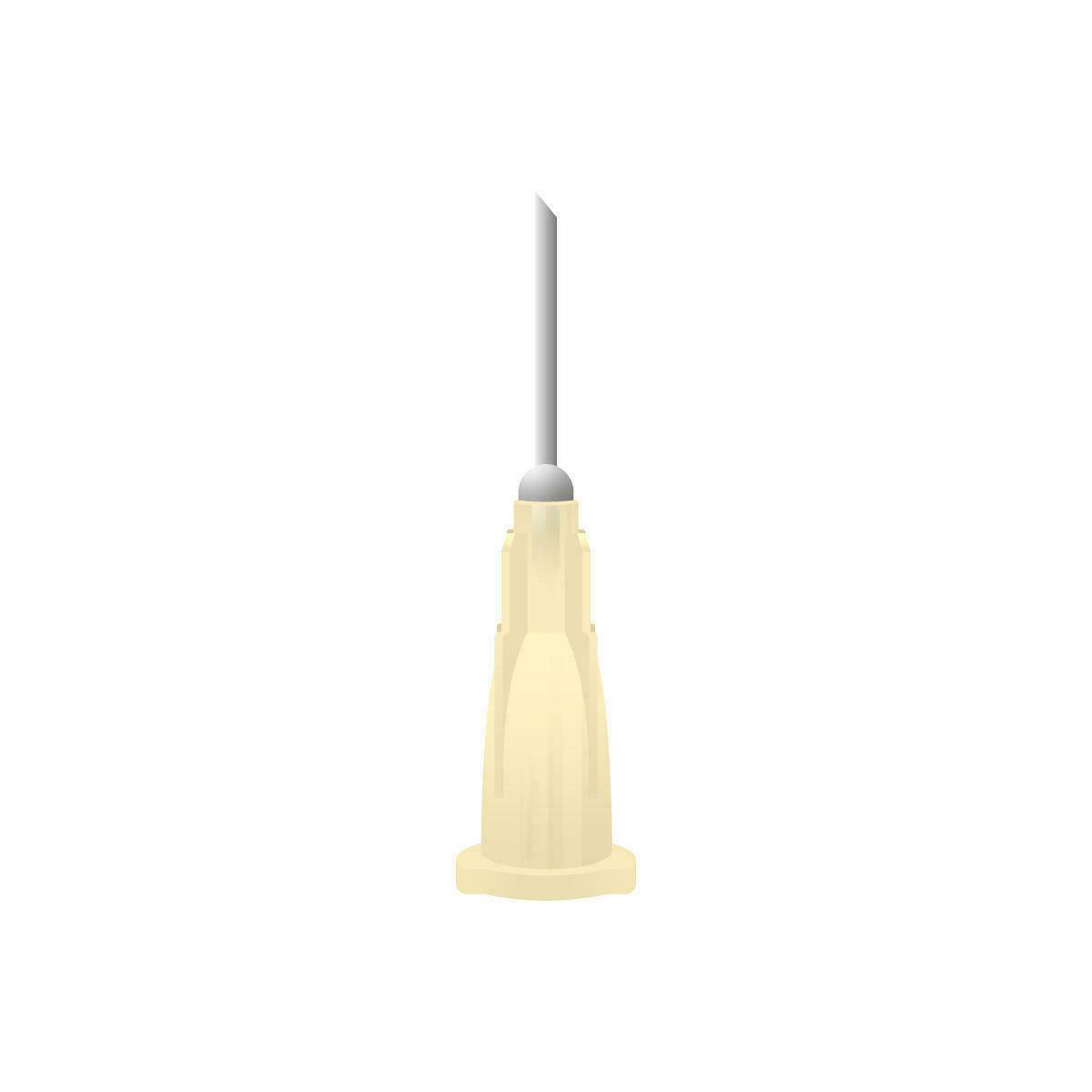 18g 3/4 tommer Agriject engangsnåle Poly Hub