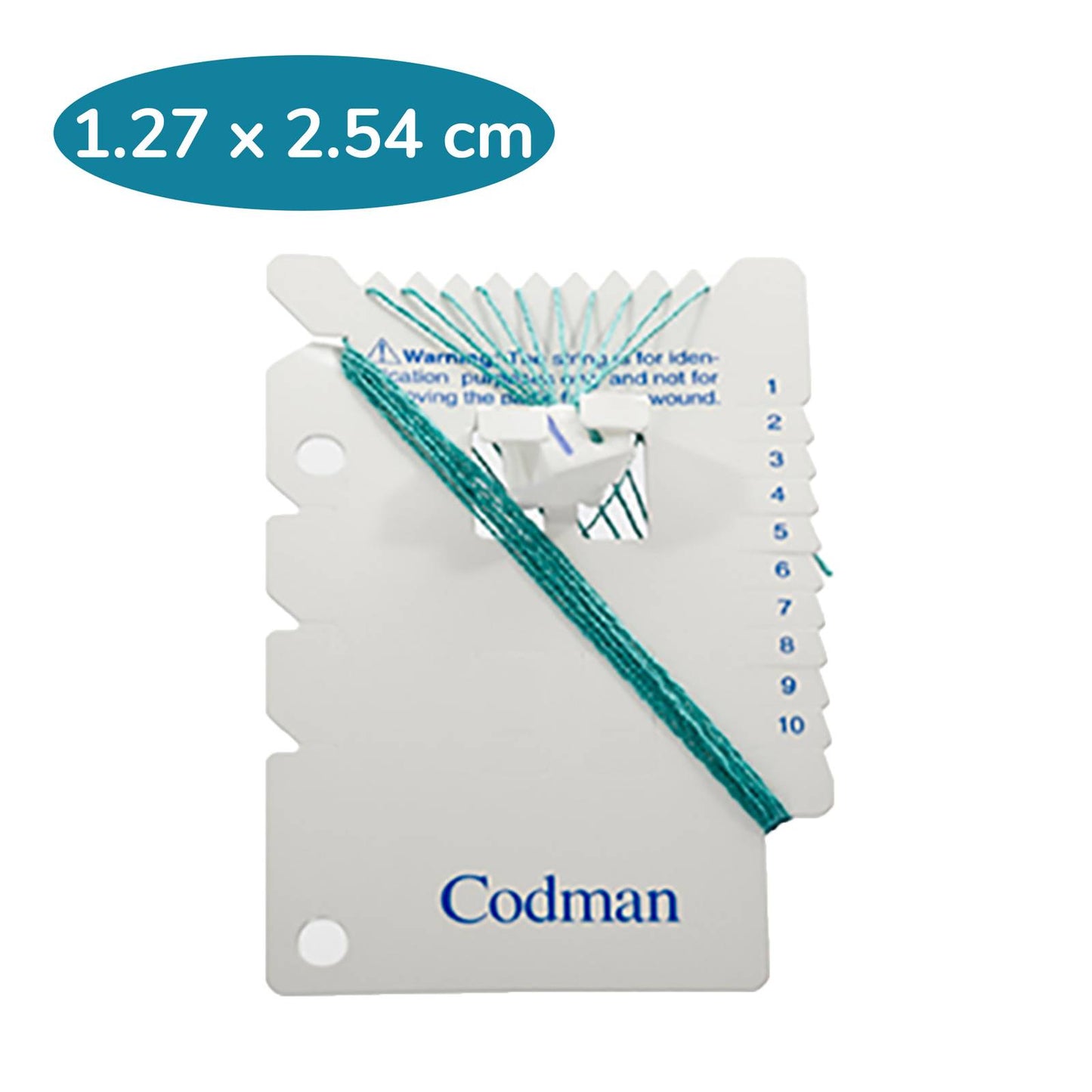 1,27 cm x 2,54 cm Codman sterile neurokirurgiske bøffer
