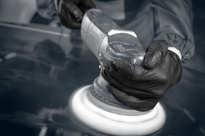 PRO.TECT sort nitril handskeæske med 100 stk