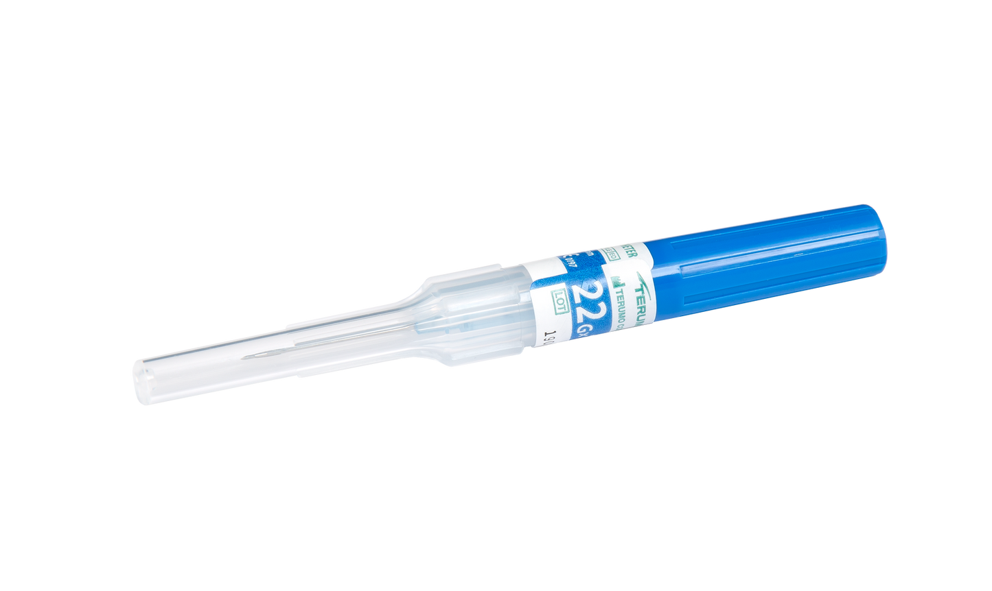 22g 1 tomme Terumo Surflash IV kateter 35ml/min