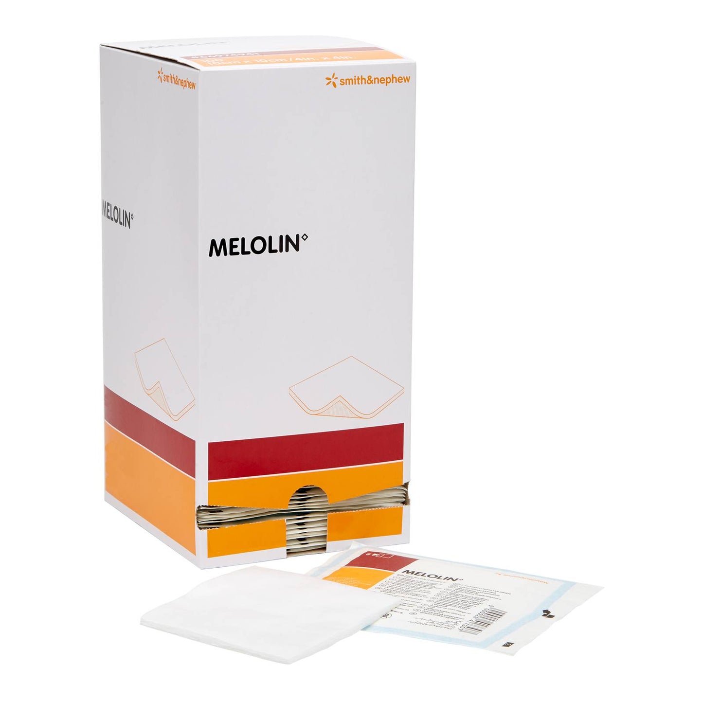 10 cm x 10 cm Melolin lavt klæbende, absorberende sterile forbindinger
