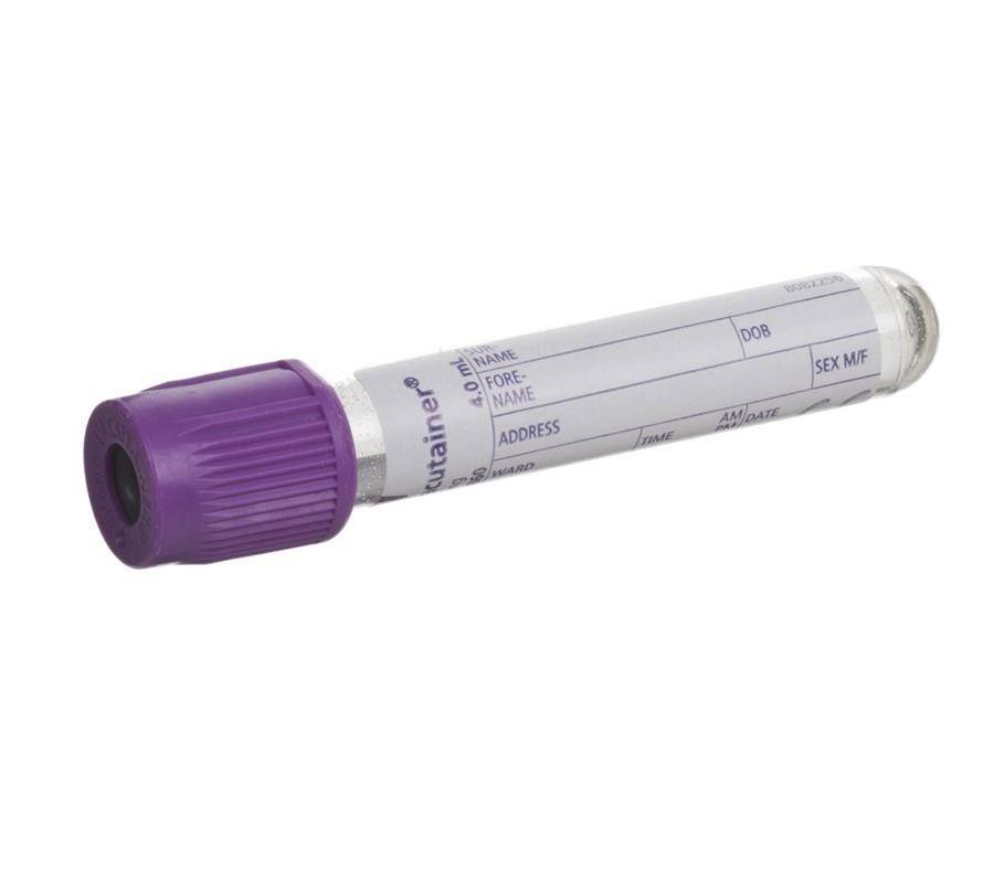 BD Vacutainer 4ml EDTA K3 lavendel blodopsamlingsrør