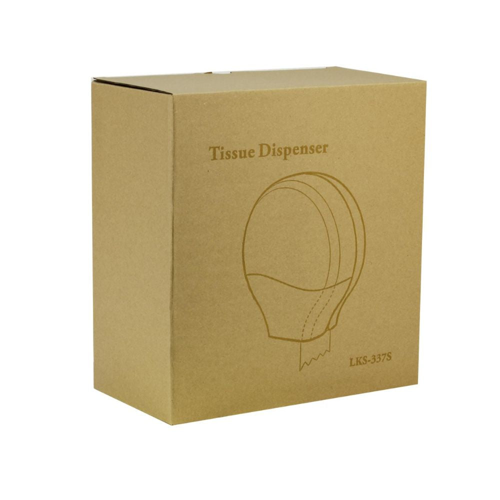 PRO Mini Jumbo Toilet Roll Dispenser White