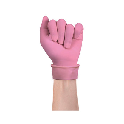 Pink Ansell Micro-Touch NitraFree nitrilundersøgelseshandsker, æske med 100