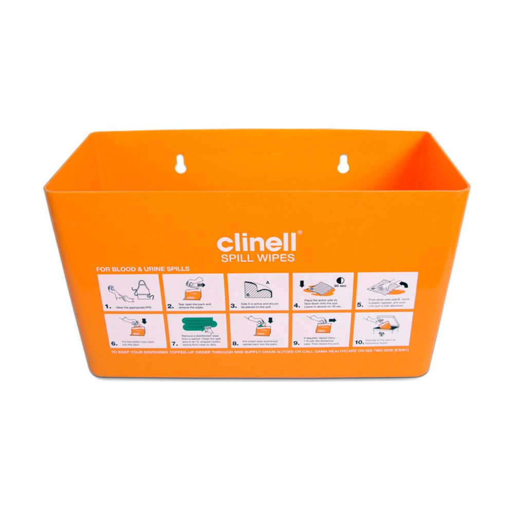 Clinell Orange Spildservietter Dispenser