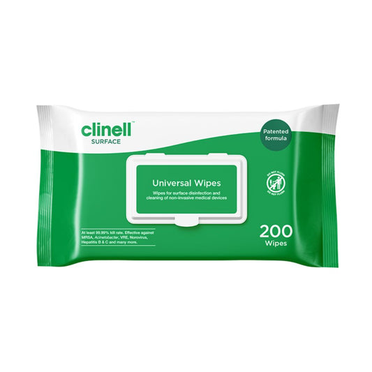 Clinell Universal Sanitizing Wipes 200 Wipes