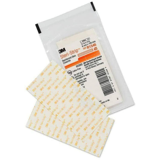 3M Steri-Strip 6 mm x 100 mm forstærkede hudlukninger (pakke 10)