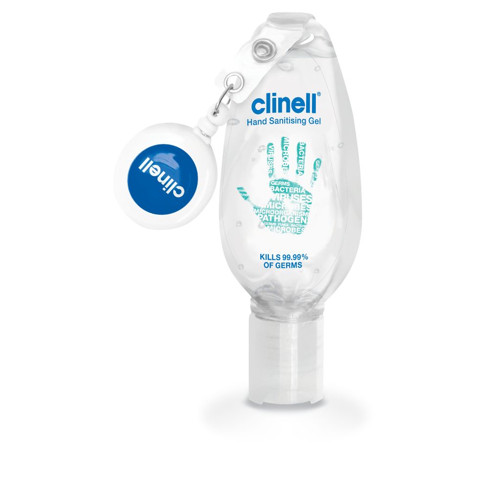 Clinell Hånddesinfektionsgel med Clip 50ml