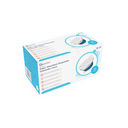 Omnitex 2500ml engangskommode/sengegrydebeklædning Æske med 20 stk