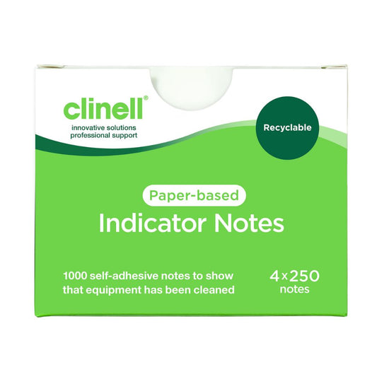 Clinell Indicator Notes Grøn æske med 4 x 250 sedler