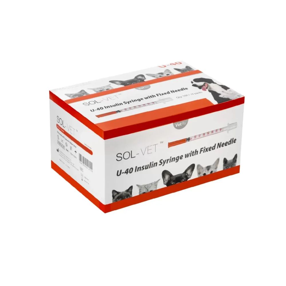 Sol-Vet 1ml 29g x 0,5 tommer U40 sprøjte med fast nål