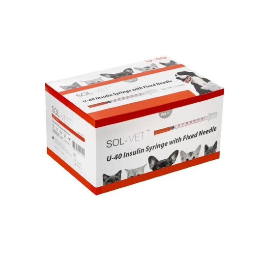 Sol-Vet 1ml 29g x 0,5 tommer U40 sprøjte med fast nål