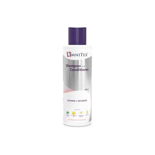 Omnitex 250ml Rinse Free Shampoo og Balsam