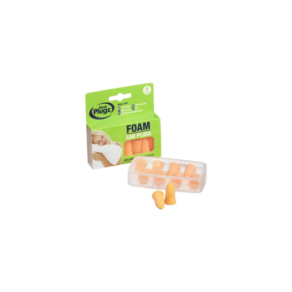4-Pair Hush Plugz Skumørepropper