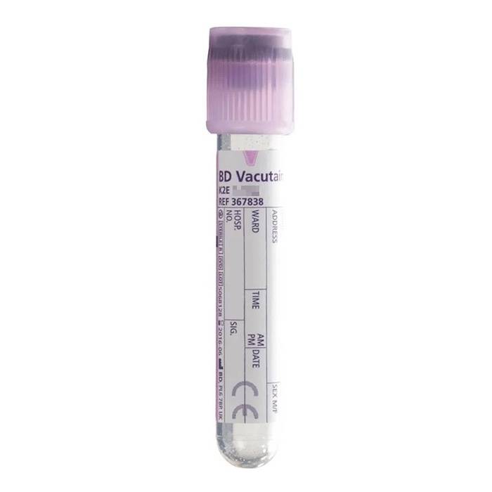 BD Vacutainer 3ml EDTA lilla blodprøverør