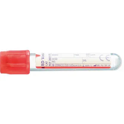 BD Vacutainer 4ml røde serum blodprøverør