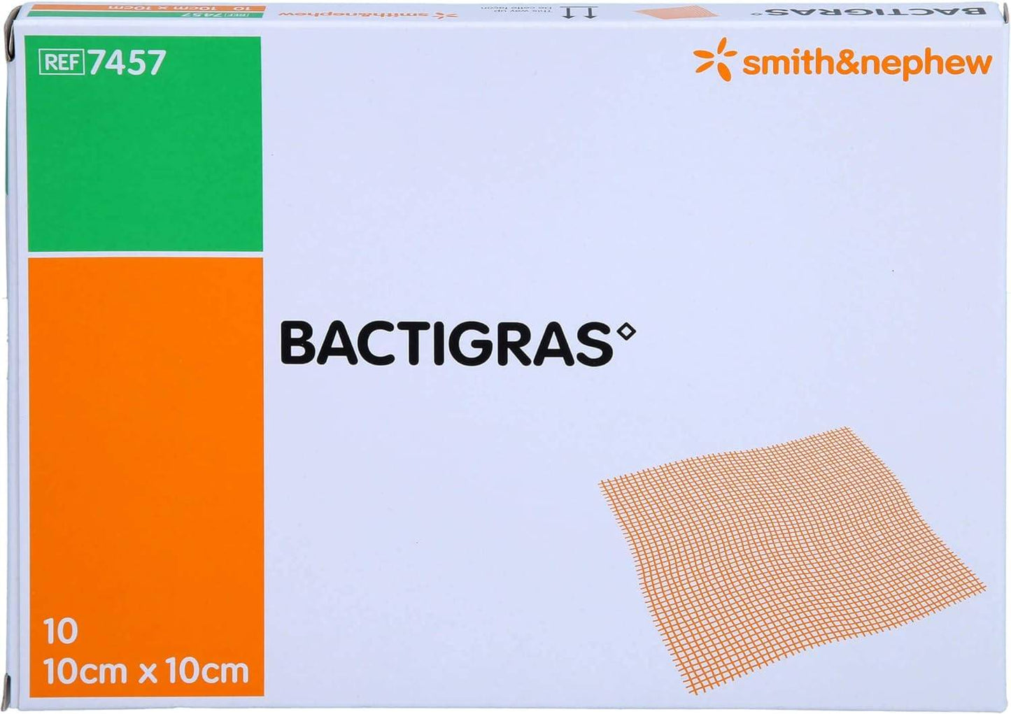 10 cm x 10 cm Bactigras sårforbinding