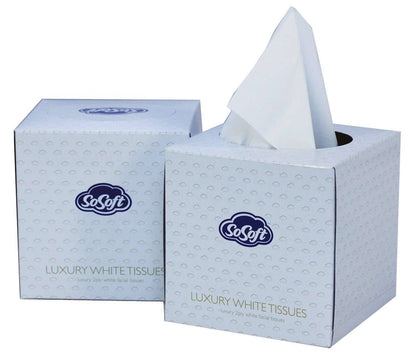 SoSoft Luxury Cube Tissues æske med 70 stk