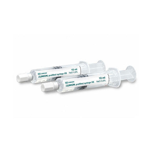 10ml Klinion XS Pre-Filled Saline Syringe