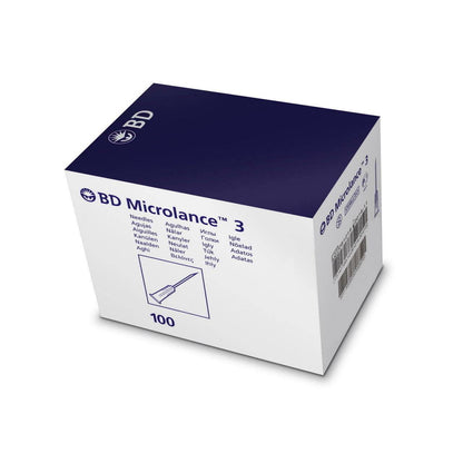 30 g gule 0,5 tommer BD Microlance-nåle
