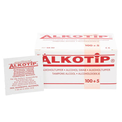 Alkotip 70% Pre Injection Alcohol Swabs G602 UKMEDI.CO.UK