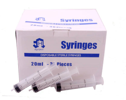 20ml Agriject sprøjte Luer Slip Side Tip