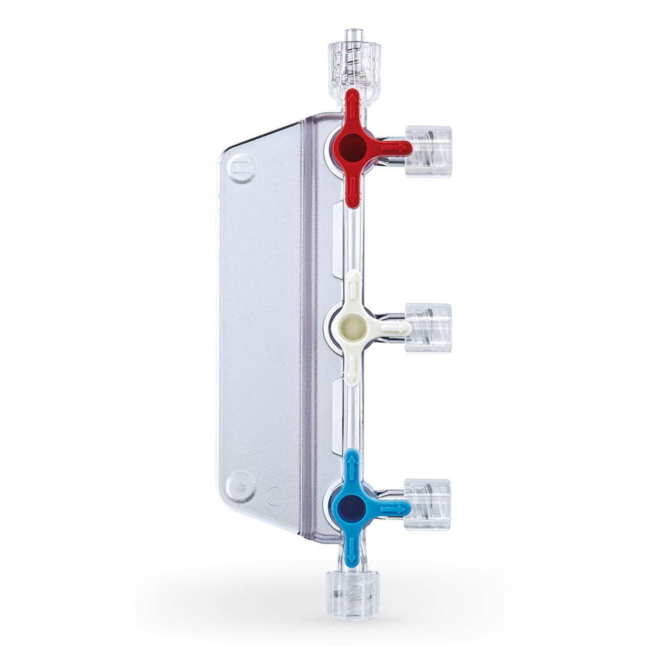 Fresenius 3-stophane manifold med 140 cm forlængerslange