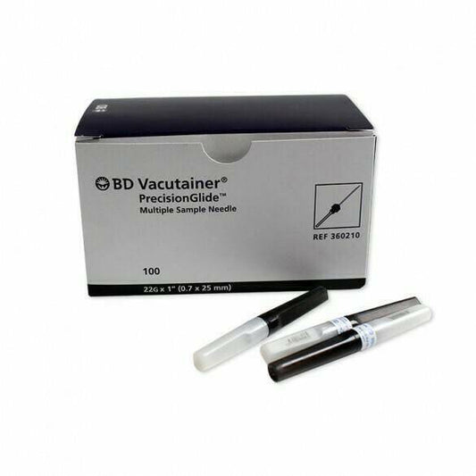 22g 1 inch BD Multiple Sample Blood Collection Needle 360210 UKMEDI.CO.UK