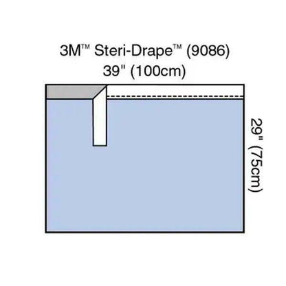 3M Steri-Drap selvklæbende håndklædeafdækning 100 cm x 75 cm