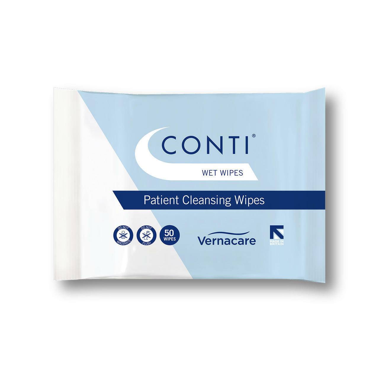 Conti patientrenseservietter x 50