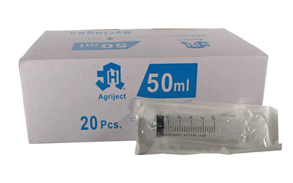 50ml Agriject sprøjte Luer Slip Side Tip