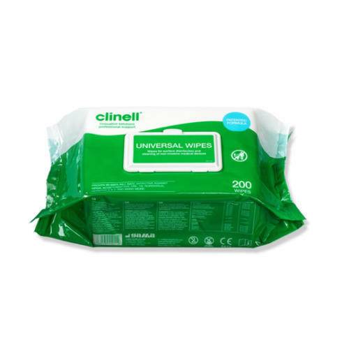 Clinell Universal Sanitizing Wipes 200 Wipes