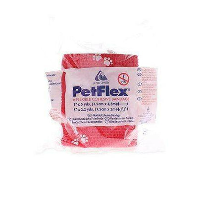 Petflex Bandage Rød 7,5cm