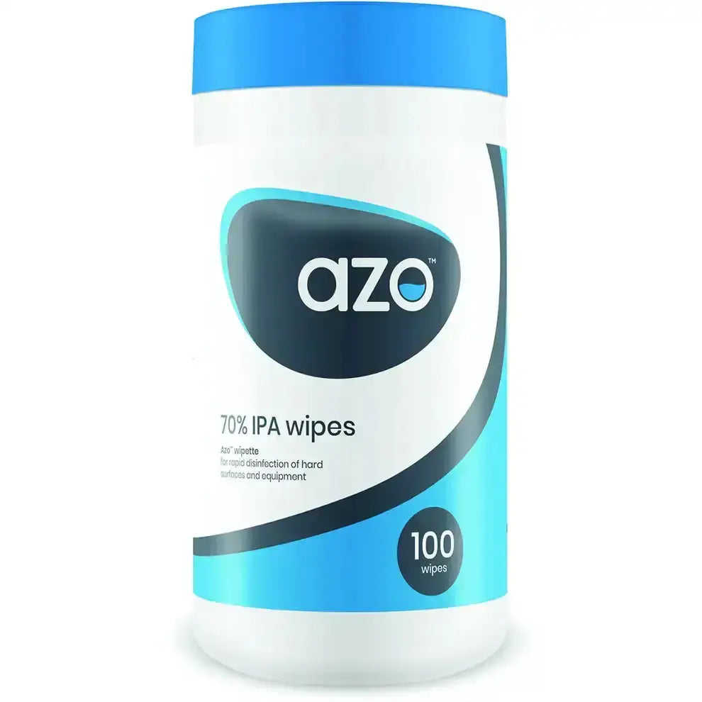 Azo 70% IPA servietter Tube med 100 servietter