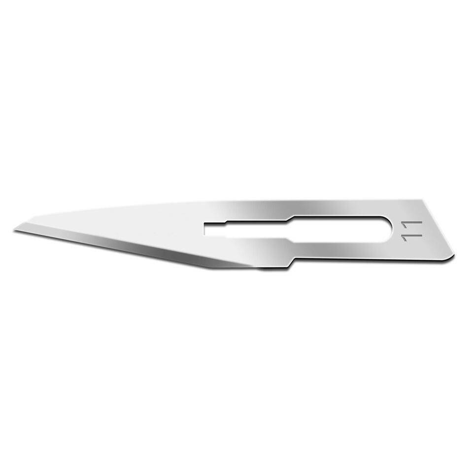 100 x Størrelse 11 BBraun Carbon Steel Sterile Skalpelblade