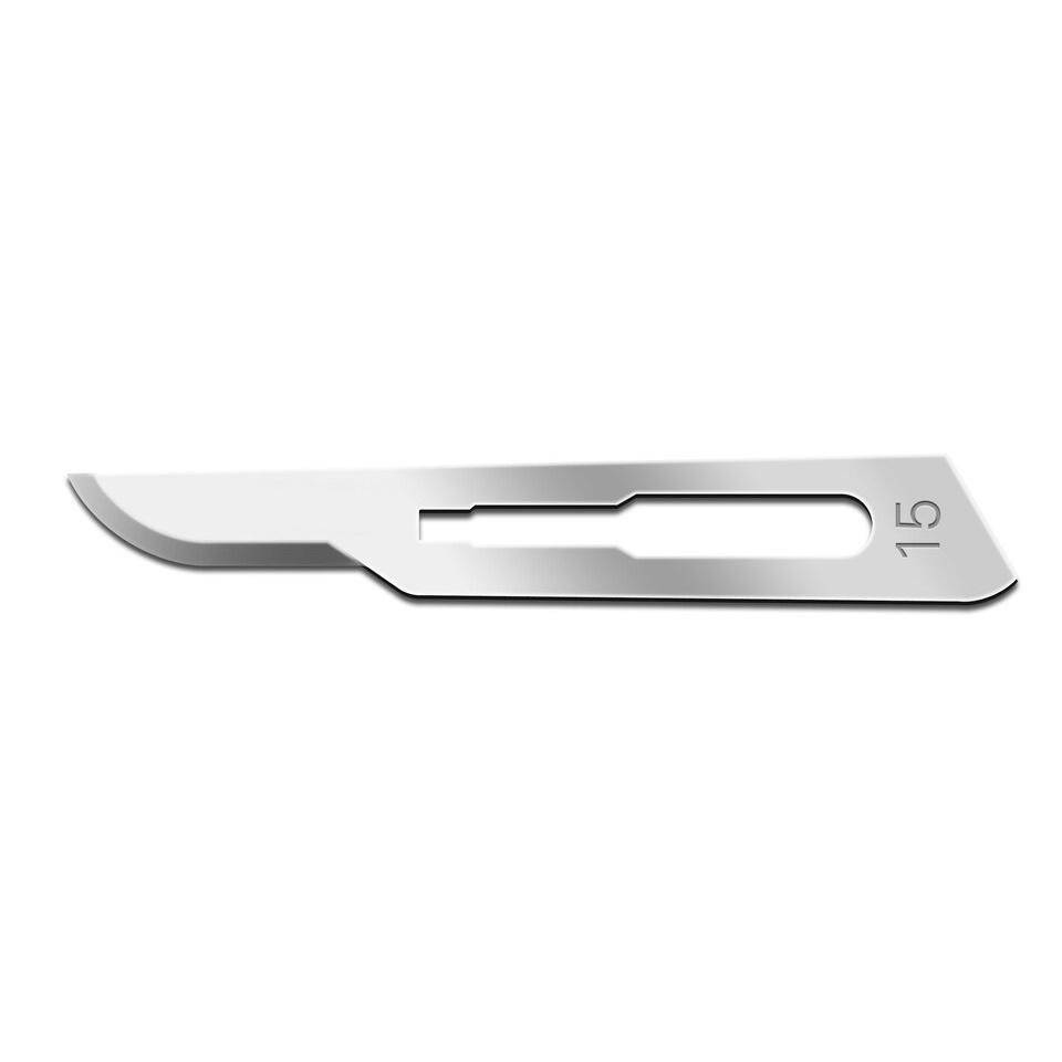 100 x Størrelse 15 BBraun Carbon Steel Sterile Skalpelblade