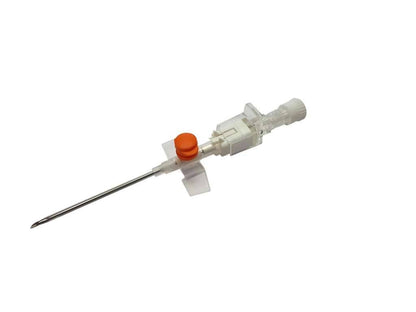 14G orange 1,75 tommer Terumo Versatus vinget og portet IV-kanyle