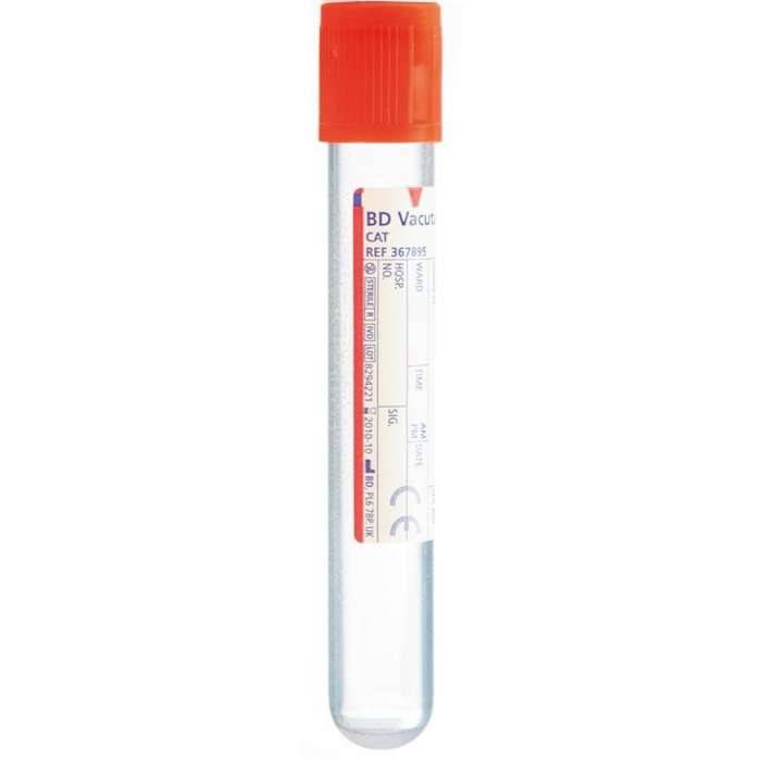 BD Vacutainer 10ml Serum Red Blood Collection Tubes - UKMEDI