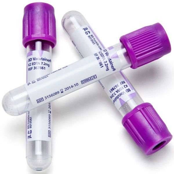 BD Vacutainer 4ml EDTA K2E lavendel blodprøverør