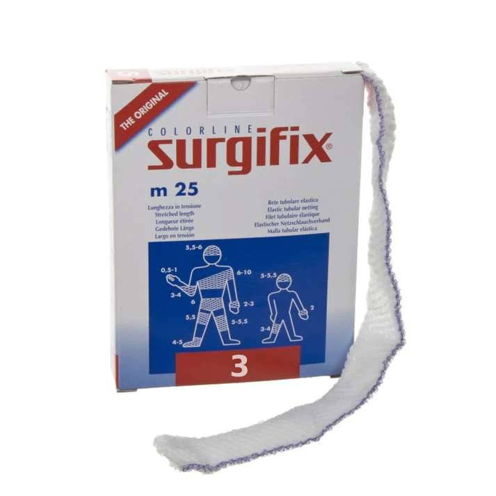 25m Størrelse 3 Surgifix Elastic Tubular Netting Original Colorline