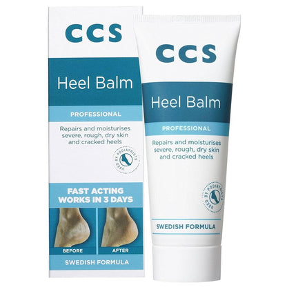 CCS Swedish Foot Heel Balm­ For Rough Dry And Cracked­ Heels - 75g - UKMEDI