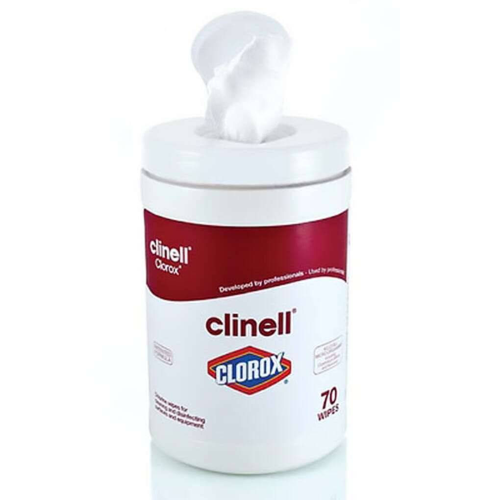 Clinell Clorox Wipes Tube med 70 stk