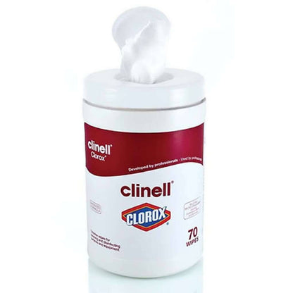 Clinell Clorox Wipes Tube med 70 stk