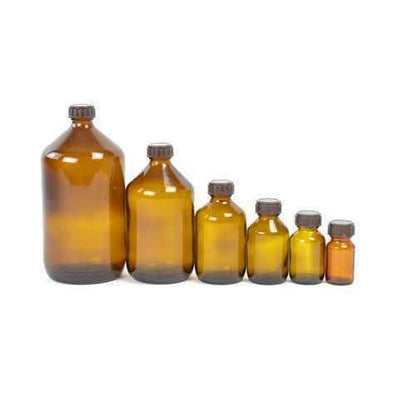 IphaS 30ml Amber Glass Bottle with Screw Lid 133335 UKMEDI - UK Medical Supplies